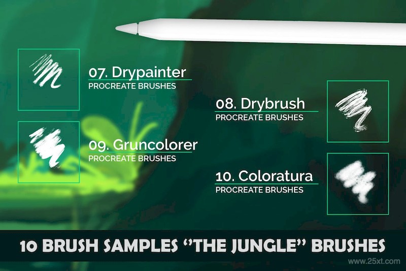 The Jungle  Procreate Brushes3.jpg