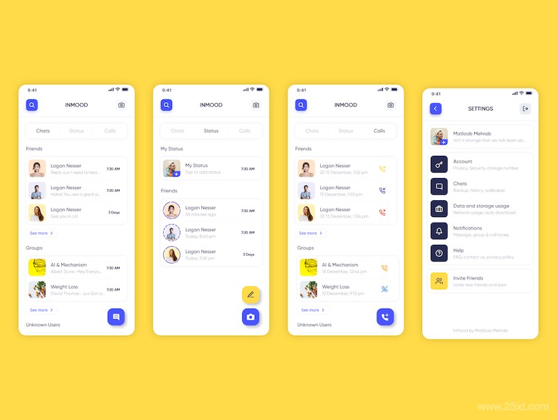 InMood Social Messaging App UI Kit-12.jpg