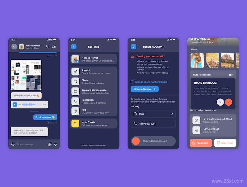 InMood Social Messaging App UI Kit-13.jpg