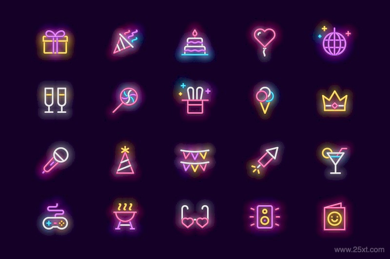 Party - Neon Icons.jpg