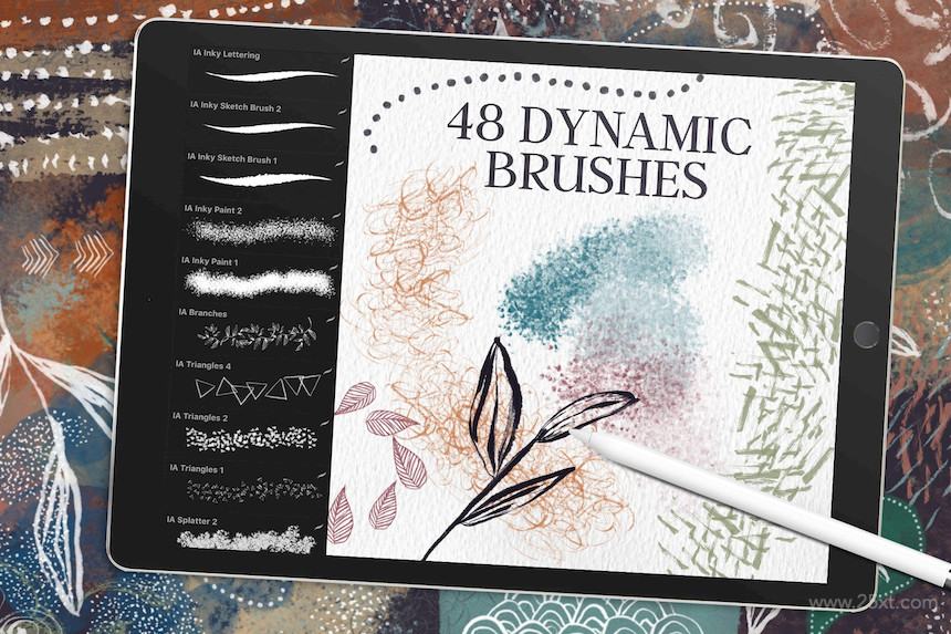 Inky Abstract Procreate Brushes 4.jpg