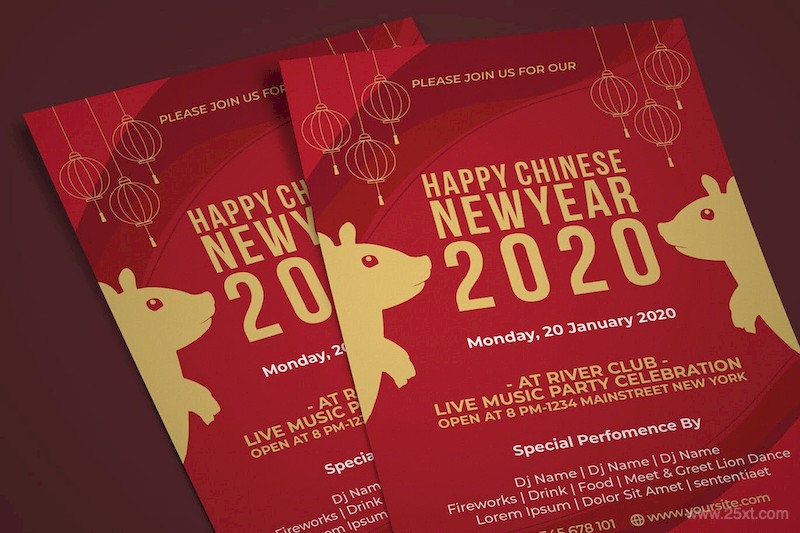 Chinese New Year Invitation Flyer and Red Packet-1.jpg