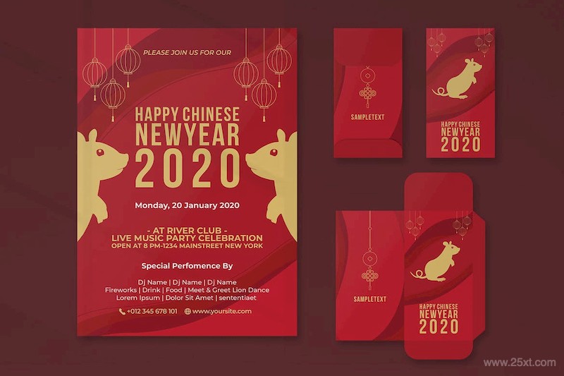 Chinese New Year Invitation Flyer and Red Packet-2.jpg