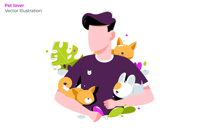 Pet Lover - Vector Illustration.jpg