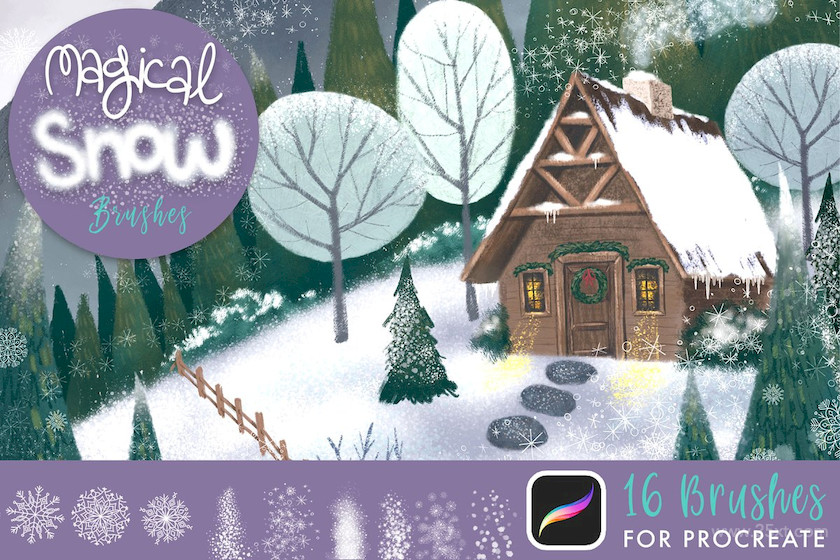 Magical Snow Procreate Brushes 4.jpg