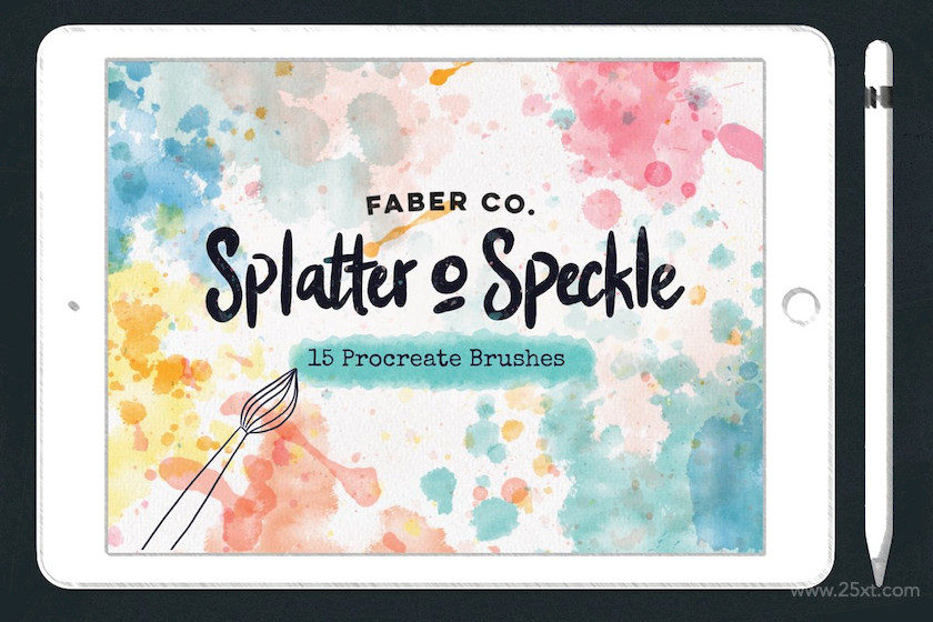Splatter & Speckle Procreate Brushes 10.jpg