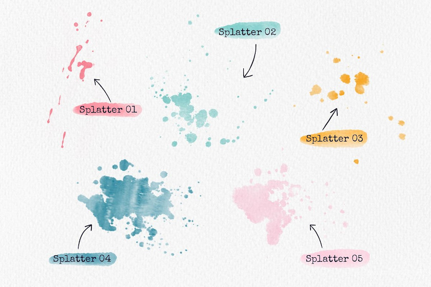 Splatter & Speckle Procreate Brushes 4.jpg