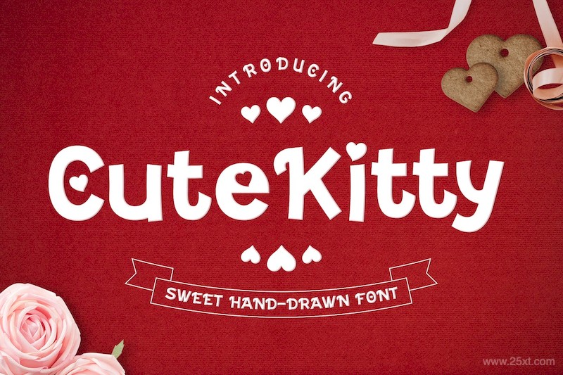 Cute Kitty - Decorative Valentine Font-4.jpg