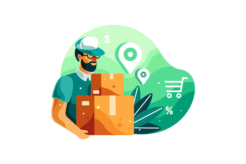 Delivery Man Holding Box Illustration.jpg