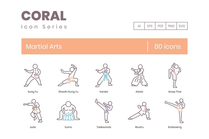 80 Martial Arts Icons - Coral Series-5.jpg