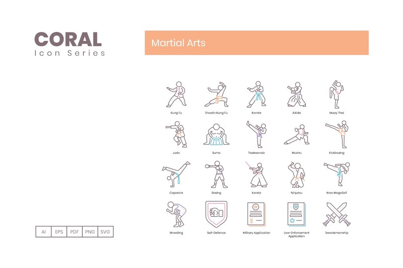 80 Martial Arts Icons - Coral Series-2.jpg