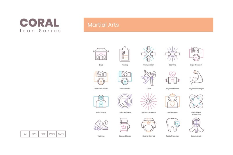 80 Martial Arts Icons - Coral Series-4.jpg