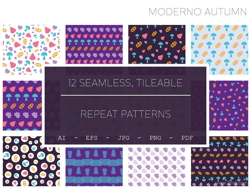 Moderno Autumn Seamless patterns-1.jpg