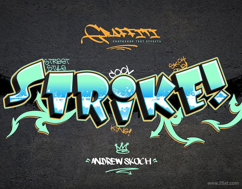 Graffiti Text Effects - 10 PSD - vol 2-1.jpg