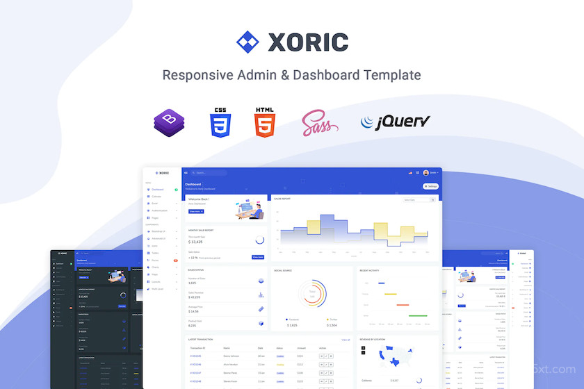 Xoric - Admin & Dashboard Template 5.jpg