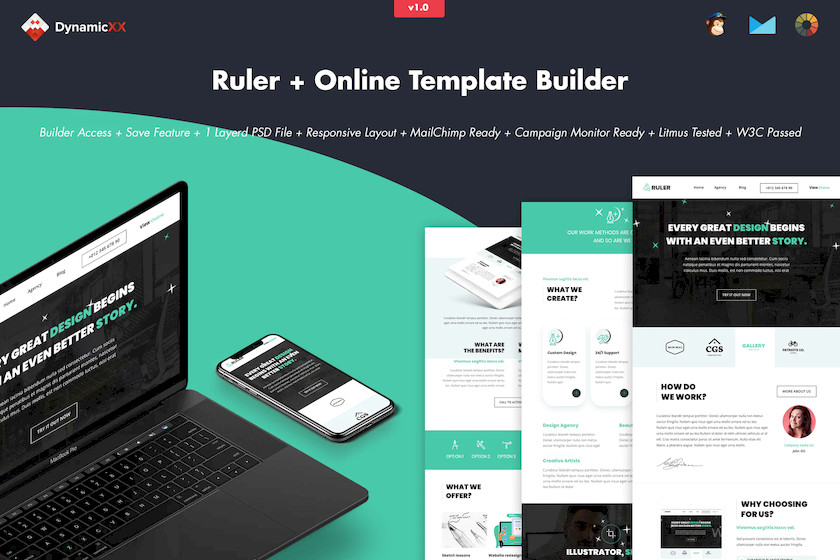 Ruler - Creative Agency Portfolio Email + Builder.jpg