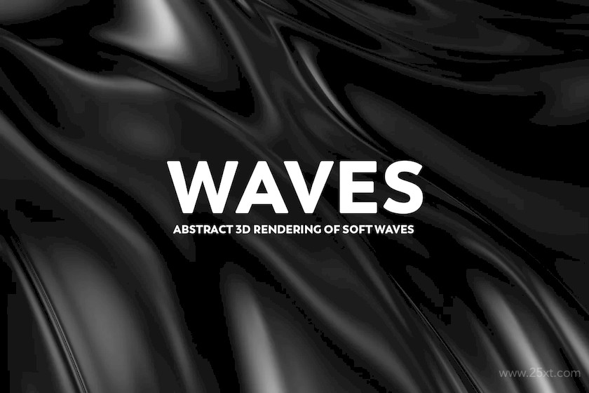 Abstract 3d Rendering of Soft Waves 3.jpg