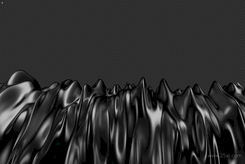Abstract 3d Rendering of Soft Waves 9.jpg