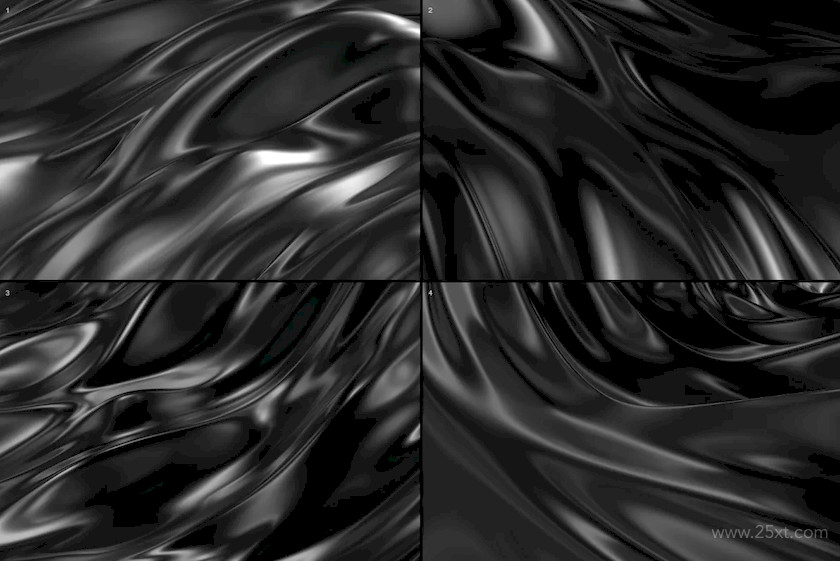Abstract 3d Rendering of Soft Waves 4.jpg