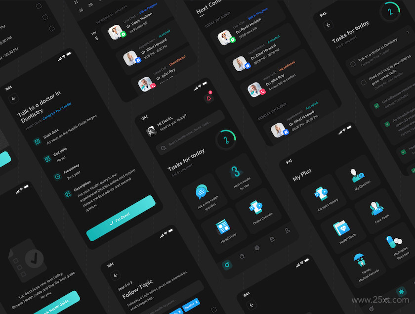 Doctor Plus - For Patient iOS UI Kit 7.jpg