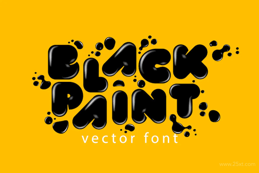 Black Paint Vector Font 1.jpg