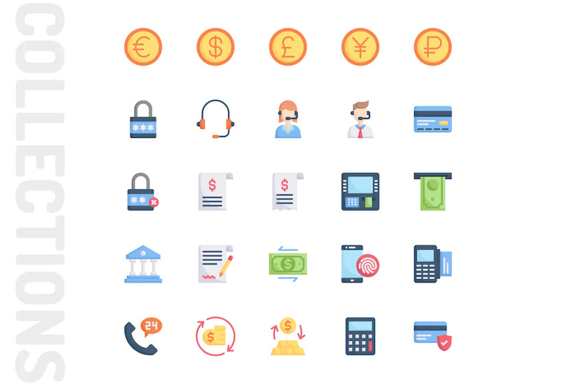 Payment & Finance Flat Icons 3.jpg