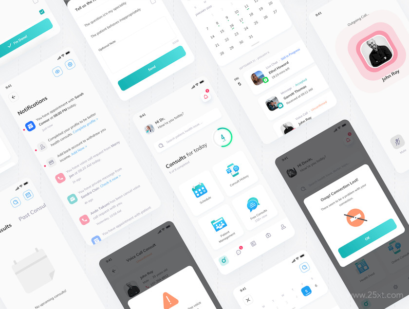 Doctor Plus - For Doctor iOS UI Kit 5.jpg