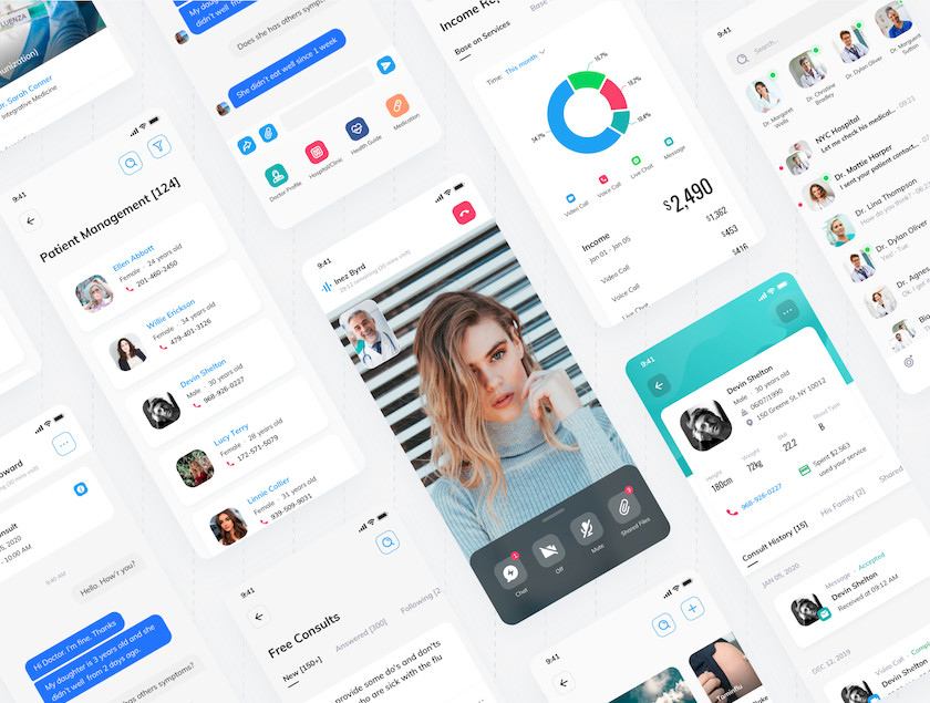 Doctor Plus - For Doctor iOS UI Kit 7.jpg