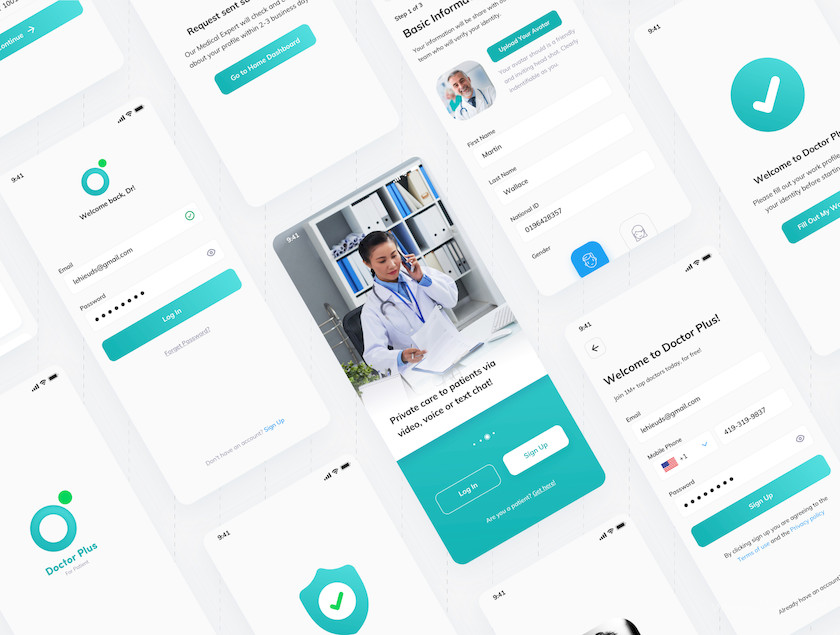Doctor Plus - For Doctor iOS UI Kit 4.jpg