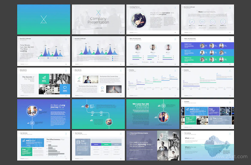 X Note (VOL.02) - Powerpoint Template .jpg