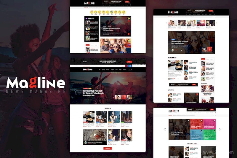 Magline - Blog & News Magazine PSD Template.jpg