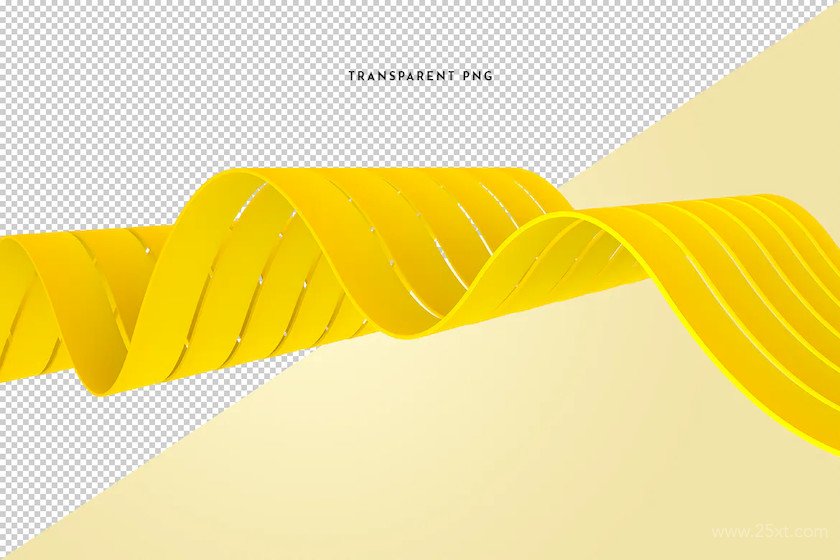 Yellow Wavy Volume Stripes Background Set 2.jpg