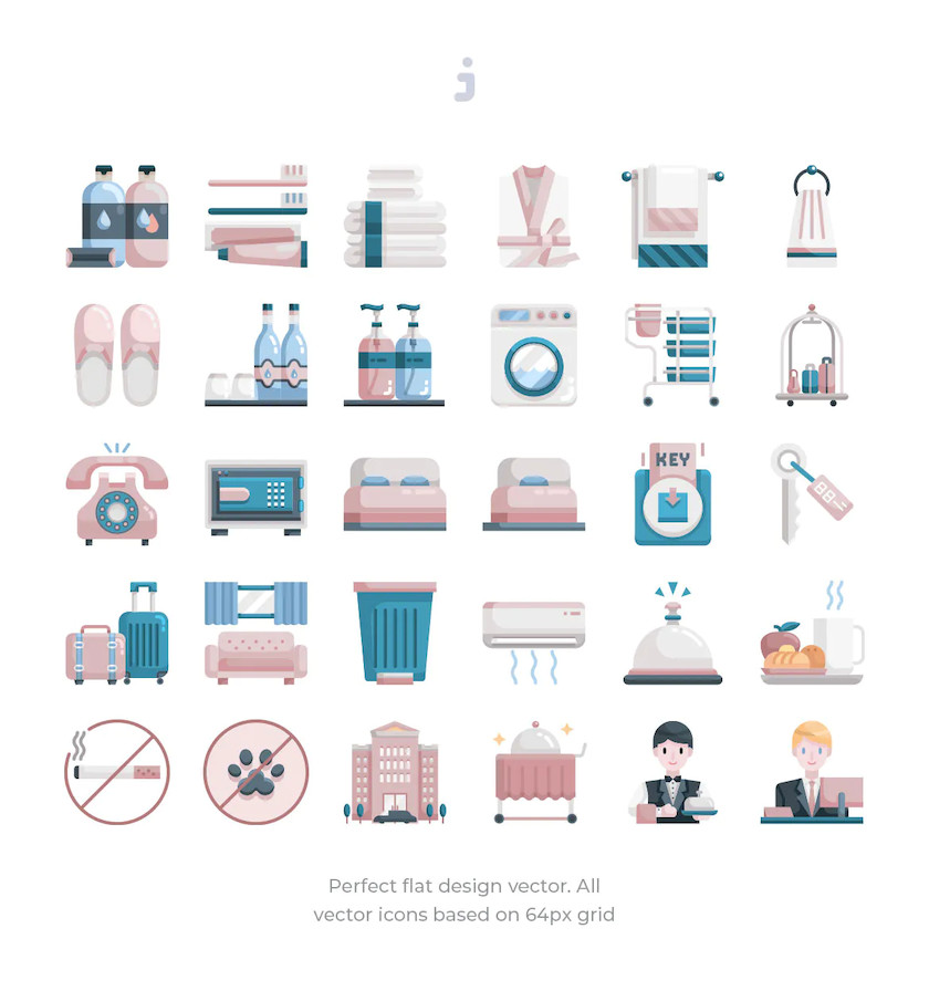 30 Hotel Essential Icons - Flat 2.jpg