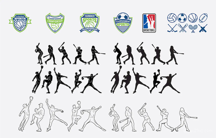 173 Sports Badges and Logo Bundle 3.jpg