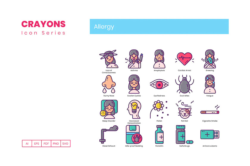 75 Allergy Icons - Crayons Series 1.jpg