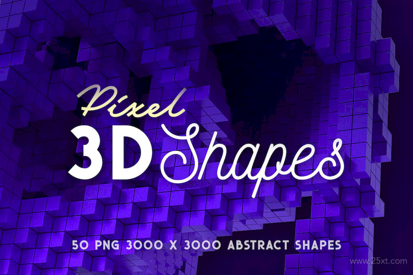 50 Pixel 3D Shapes 5.jpg