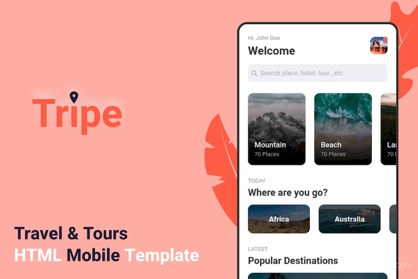 Tripe - Travel & Tour Mobile Template 6.jpg