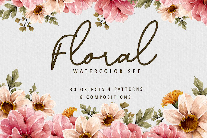  Floral Botanical Watercolor Set 7.jpg