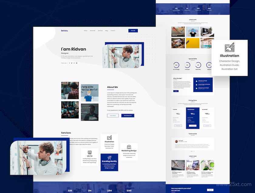 Benav - Personal Portfolio Template 1.jpg