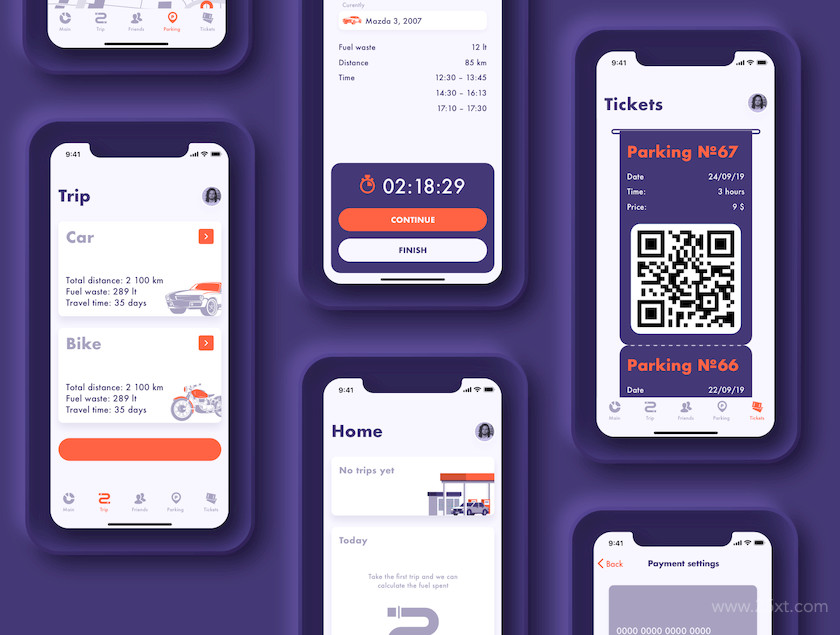 UI Kit for fuel tracker and parking app 5.jpg