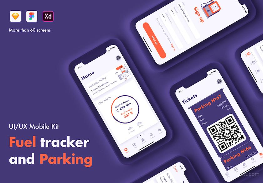 UI Kit for fuel tracker and parking app 2.jpg