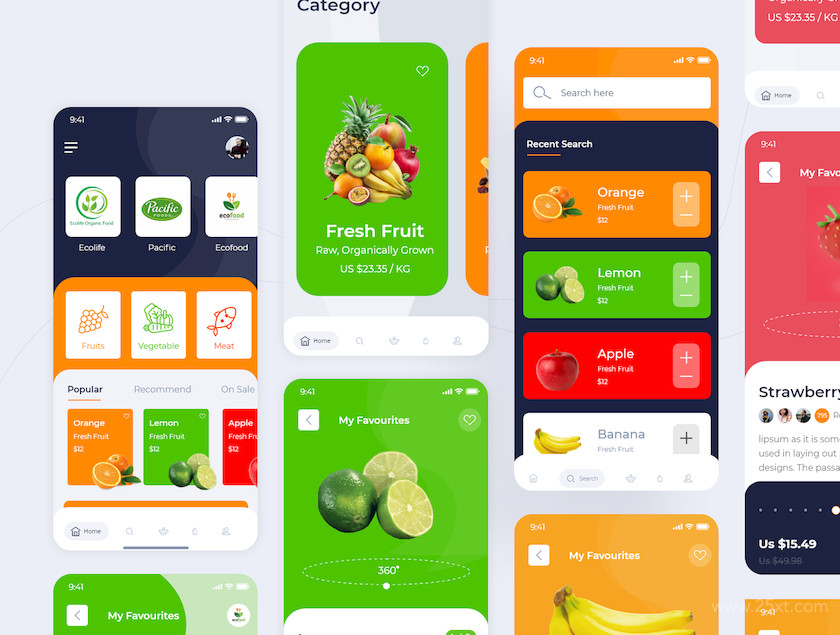 Organic Food Order App Design 5.jpg