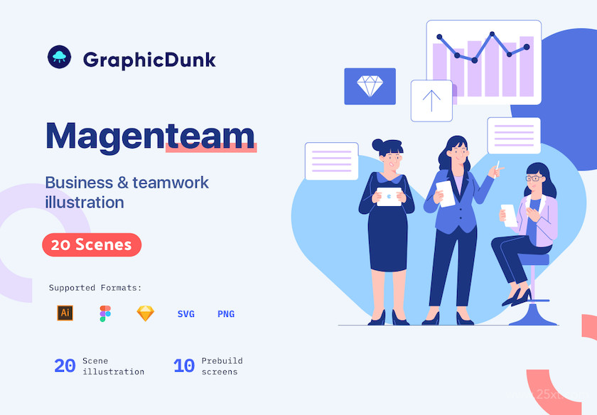 Magenteam - Business Illustration - Graphicdunk 1.jpg