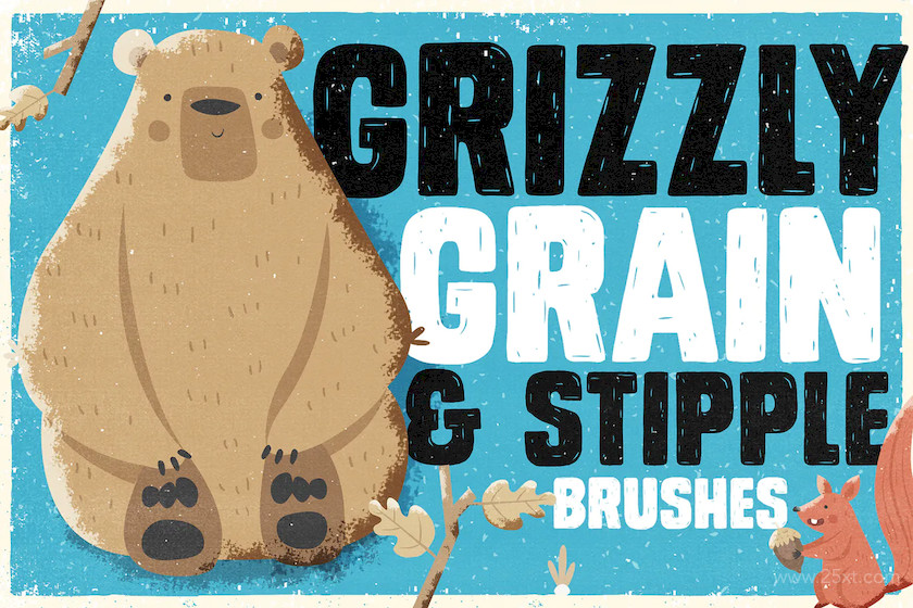 Grizzly Grain & Stipple Shader Brushes 1.jpg