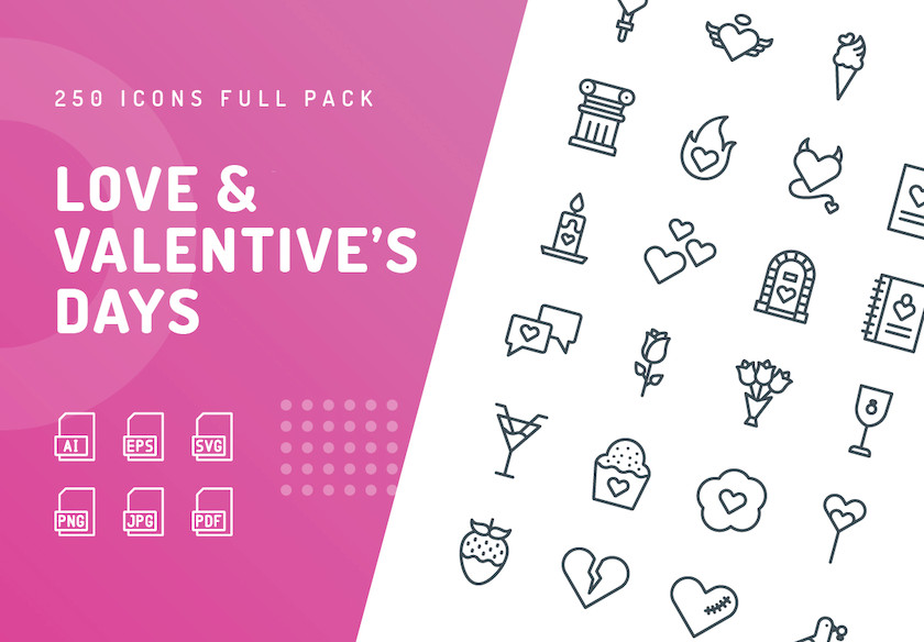Love and Valentine's Day Icons 1.jpg