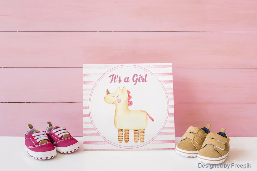 It’s a girl watercolor clipart, cards, patterns 6.jpg