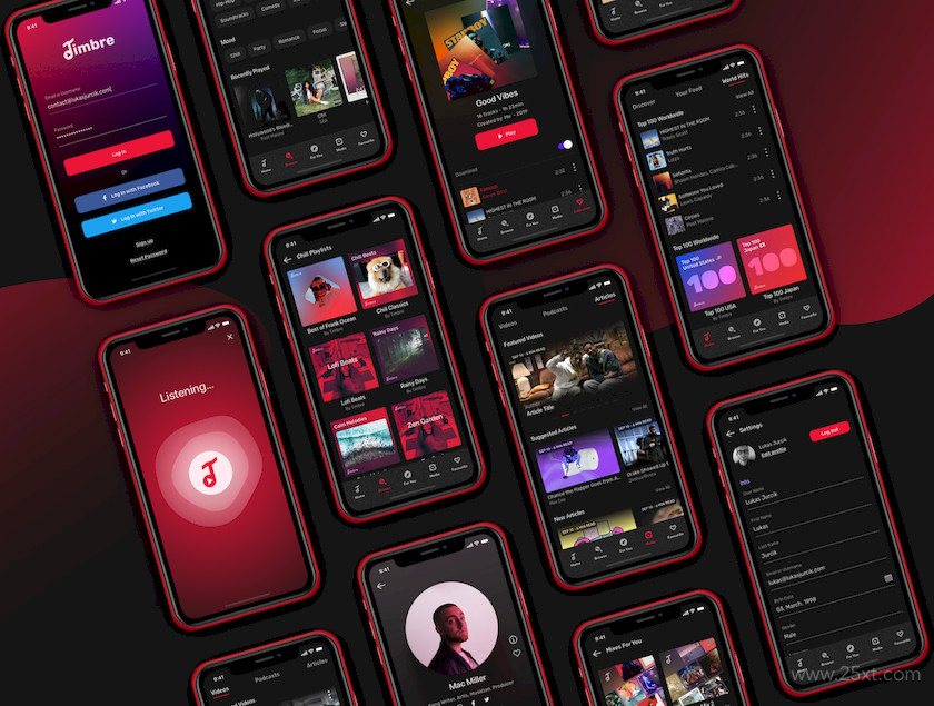 Timbre App - Music App with Design System 6.jpg