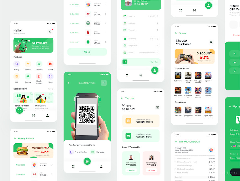 Wallie - Digital Wallet App UI KIT 3.jpg