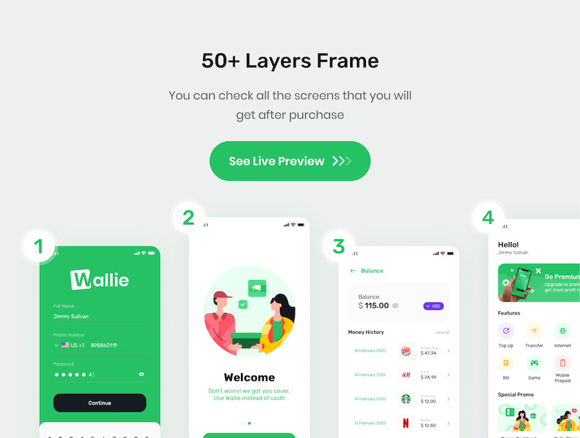 Wallie - Digital Wallet App UI KIT 2.jpg