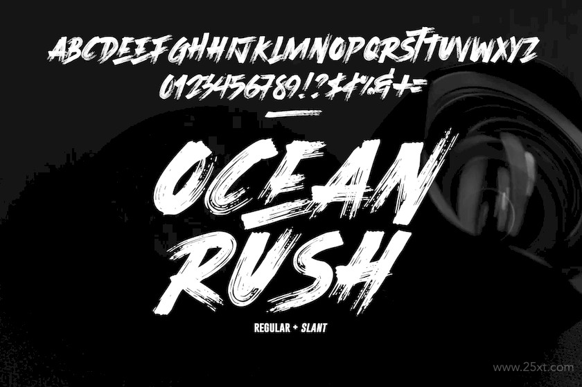 Ocean Rush - Brush Font7.jpg